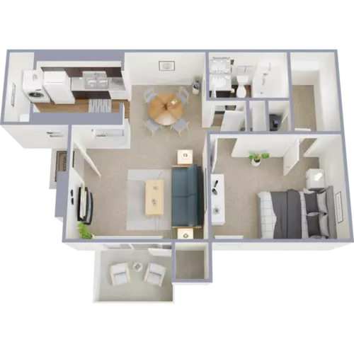 Oak Run Manor Floorplan 1