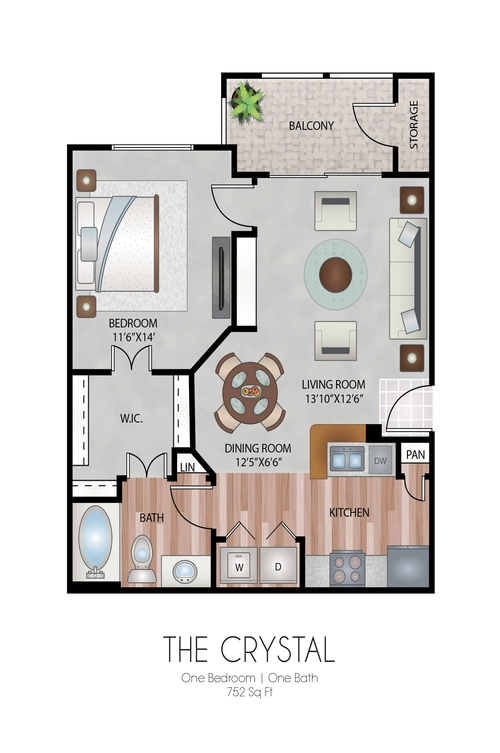 Oxford at Country Club Floorplan 1