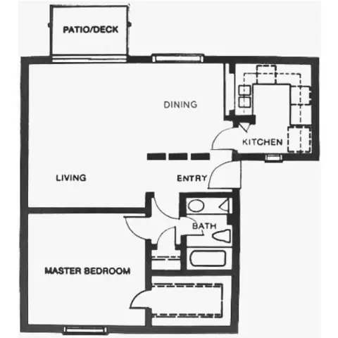 Pelican Pointe Apartments Houston Floor Plan 2