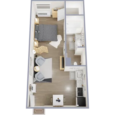 Perla Park Ten Houston Apartment Floor Plan 2