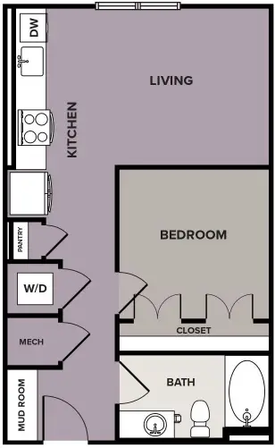 Prose KTX Rise Apartments FloorPlan 1