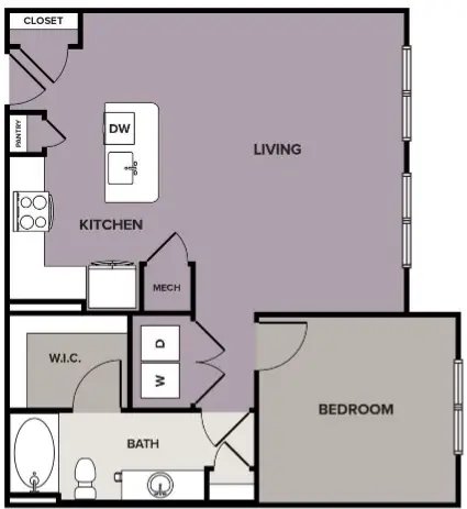 Prose KTX Rise Apartments FloorPlan 6