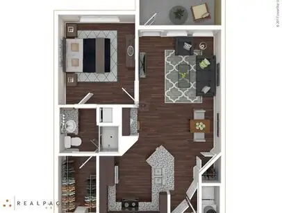 Providence at Kuykendahl Court Houston Apartment Floor Plan 1