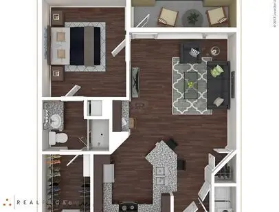 Providence at Kuykendahl Court Houston Apartment Floor Plan 2