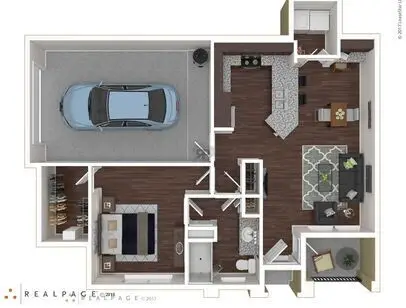 Providence at Kuykendahl Court Houston Apartment Floor Plan 3