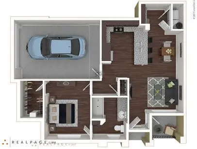 Providence at Kuykendahl Court Houston Apartment Floor Plan 4