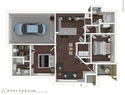 Providence at Kuykendahl Court Houston Apartment Floor Plan 6