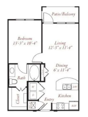 Radius at Shadow Creek Ranch Floorplan 1