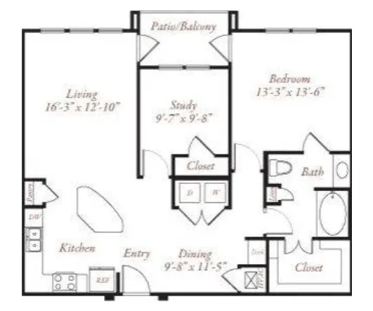 Radius at Shadow Creek Ranch Floorplan 3