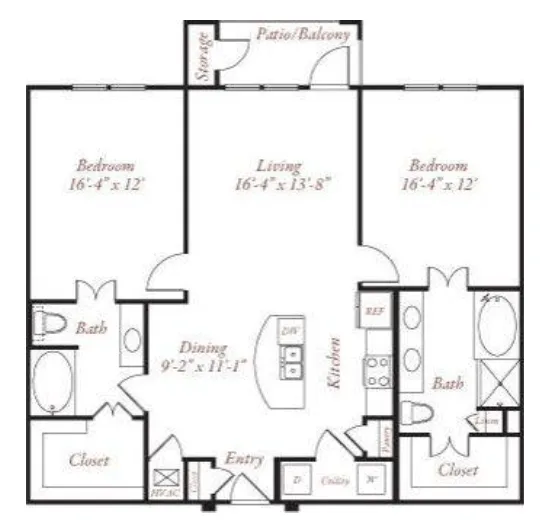 Radius at Shadow Creek Ranch Floorplan 6