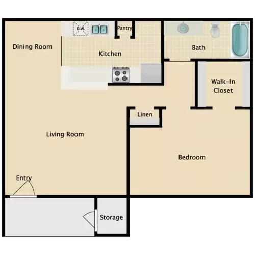 Ranch at Rolling Brook Floorplan 2