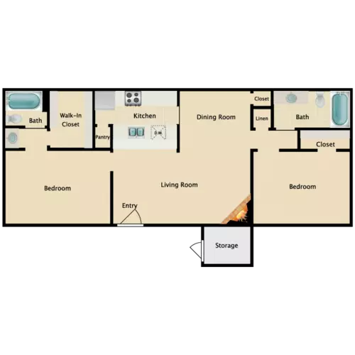 Ranch at Rolling Brook Floorplan 3