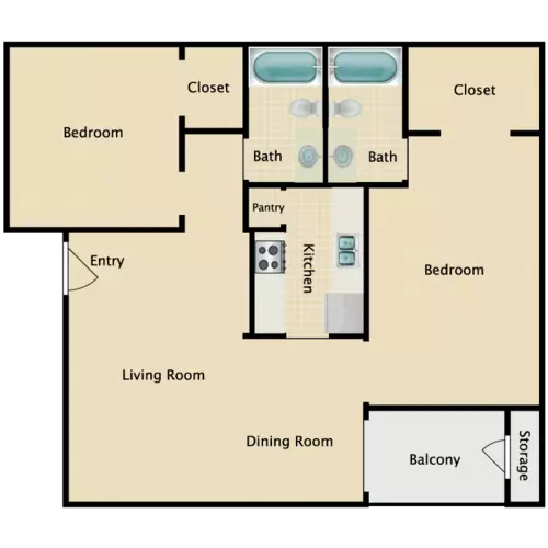 Ranch at Rolling Brook Floorplan 4