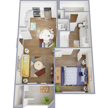 Ravella at Sienna Houston Apartment Floor Plan 1
