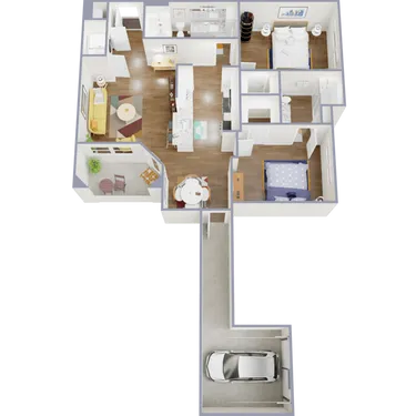 Ravella at Sienna Houston Apartment Floor Plan 10