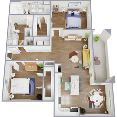 Ravella at Sienna Houston Apartment Floor Plan 13
