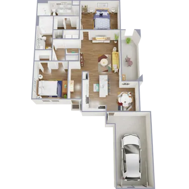 Ravella at Sienna Houston Apartment Floor Plan 15