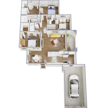 Ravella at Sienna Houston Apartment Floor Plan 18