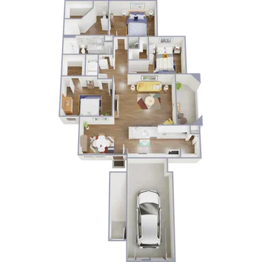 Ravella at Sienna Houston Apartment Floor Plan 19