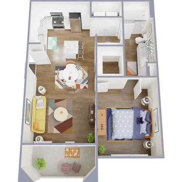 Ravella at Sienna Houston Apartment Floor Plan 2