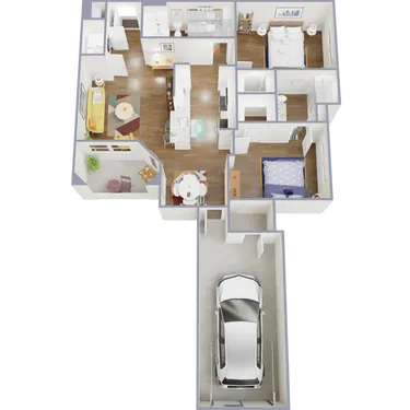 Ravella at Sienna Houston Apartment Floor Plan 9