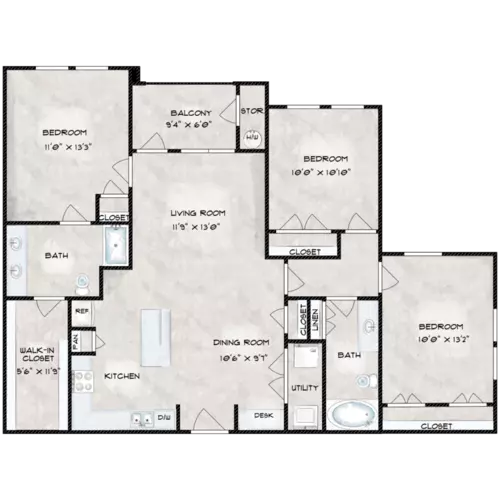 Regency Lofts Floorplan 5