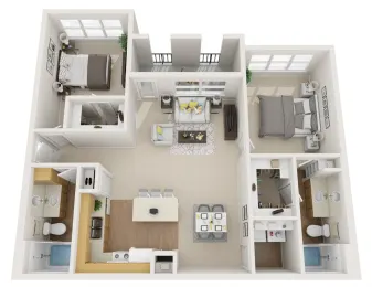 Retreat at Shadow Creek Ranch Houston Apartment Floor Plan 5