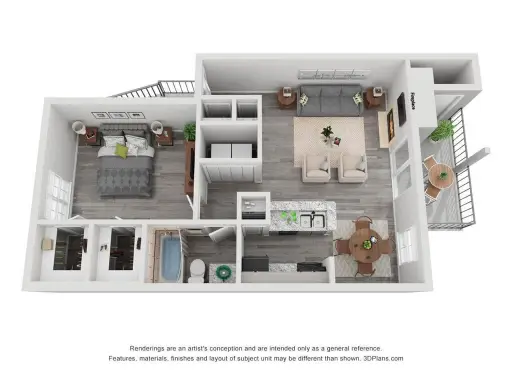 Ridge Point Apartments Houston Floor plan 3