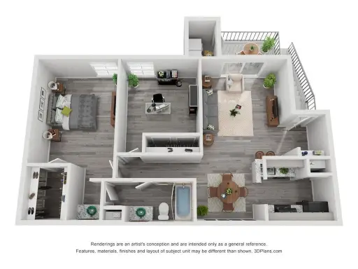 Ridge Point Apartments Houston Floor plan 5