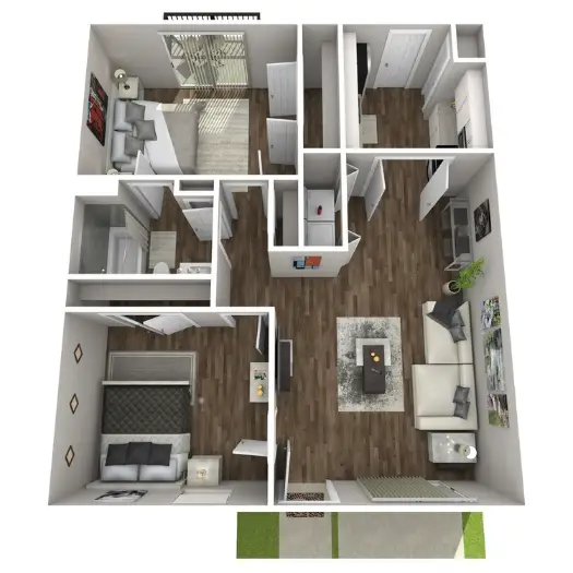 Rollingwood Apartments Houston Floor Plan 3