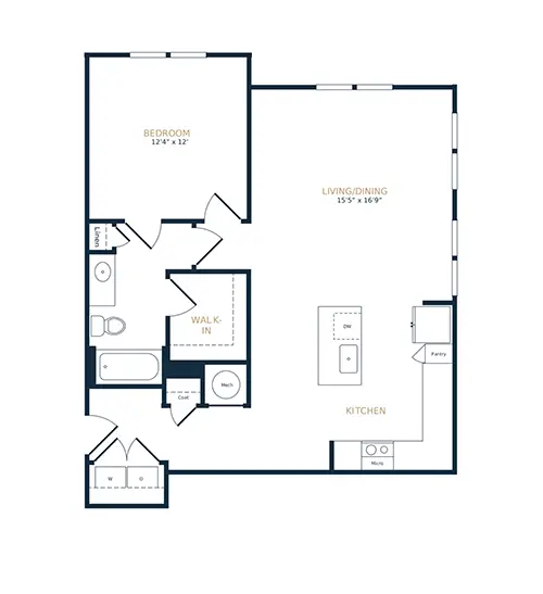 Royal Spring Rise Apartments FloorPlan 2