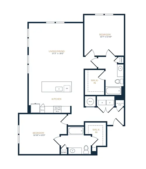 Royal Spring Rise Apartments FloorPlan 4