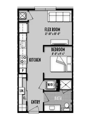 San Palmas Houston Apartment Floor Plan 2