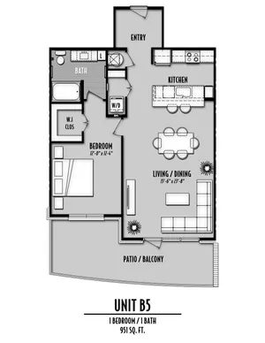 San Palmas Houston Apartment Floor Plan 8