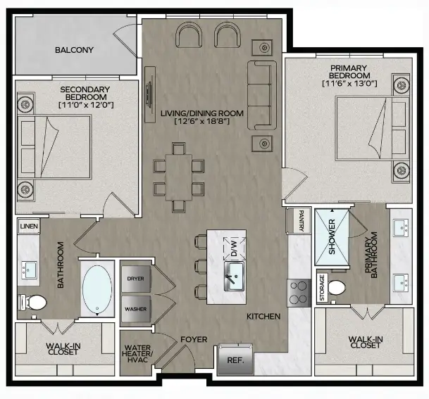 The Reserve at Watermere Woodland Lakes Hoston Apartment Photo 5