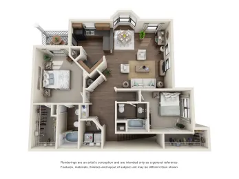 Sladestone Shadow Creek Houston Apartment Floor Plan 10