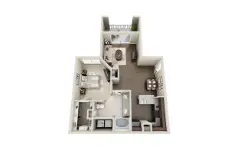 Southwind at Silverlake Apartments Houston Floor Plan 2