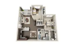 Southwind at Silverlake Apartments Houston Floor Plan 3