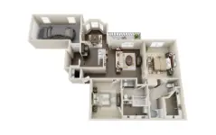 Southwind at Silverlake Apartments Houston Floor Plan 5