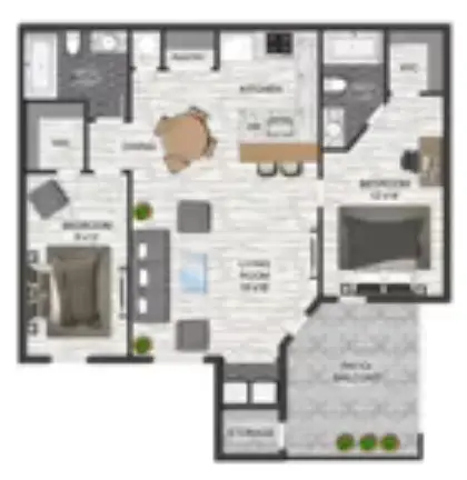 Sutter Ranch Apartments Houston Apartment Floor Plan 7