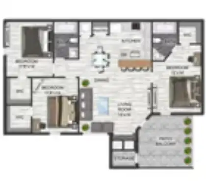 Sutter Ranch Apartments Houston Apartment Floor Plan 9