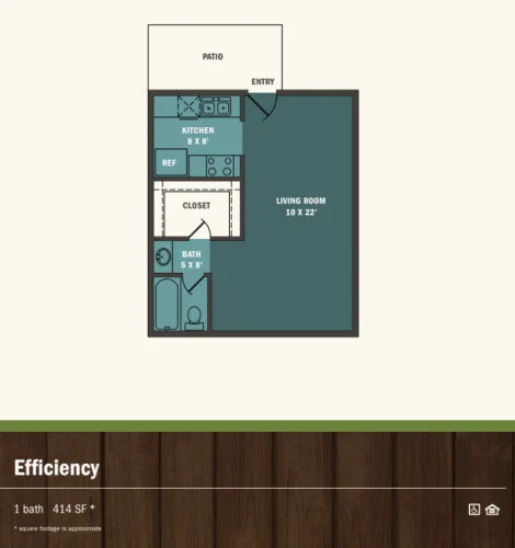 Tall Timbers Apartments Houston Floor Plan 1