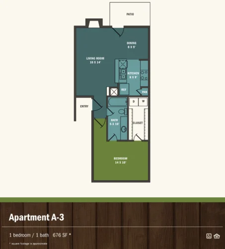 Tall Timbers Apartments Houston Floor Plan 4