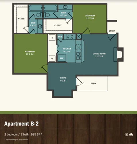 Tall Timbers Apartments Houston Floor Plan 8
