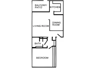 Tanglebrook Apartments Houston Floor Plan 2