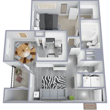 The Club at Stablechase Houston Apartment Floor Plan 4