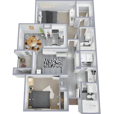 The Club at Stablechase Houston Apartment Floor Plan 7