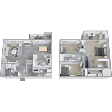 The Club at Stablechase Houston Apartment Floor Plan 9