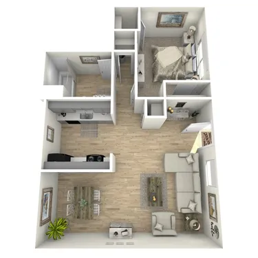 The Dawson at Stratford Apartments Houston Floor Plan 4