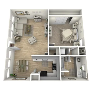 The Dawson at Stratford Apartments Houston Floor Plan 5